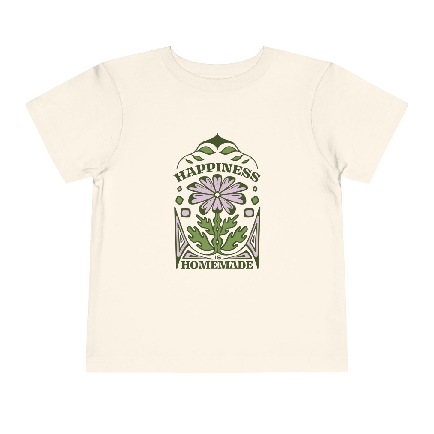 Toddler Happiness Tee - Cute Short Sleeve Shirt, Kids Gift, Birthday Outfit, Summer Wear, Organic Fabric