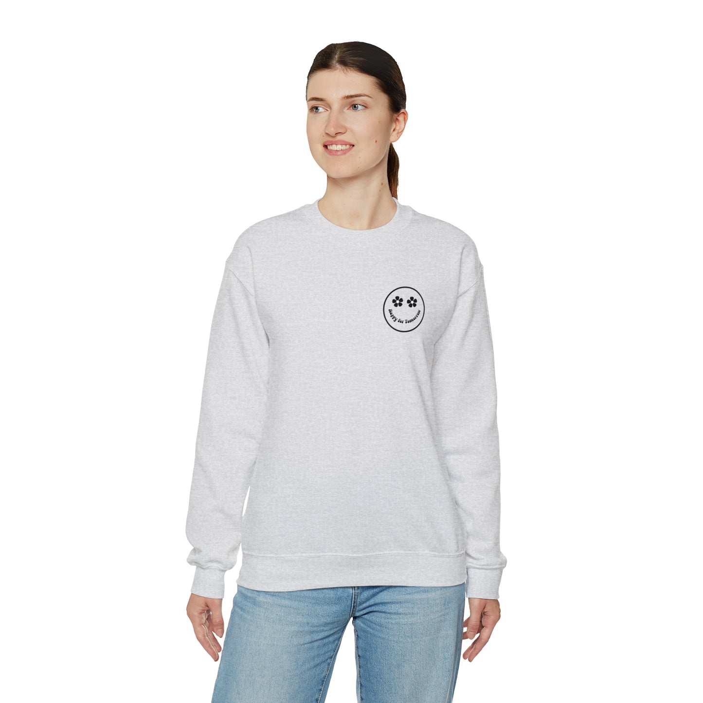 You Are Doing Great Ash Colored Crew Neck Sweatshirt