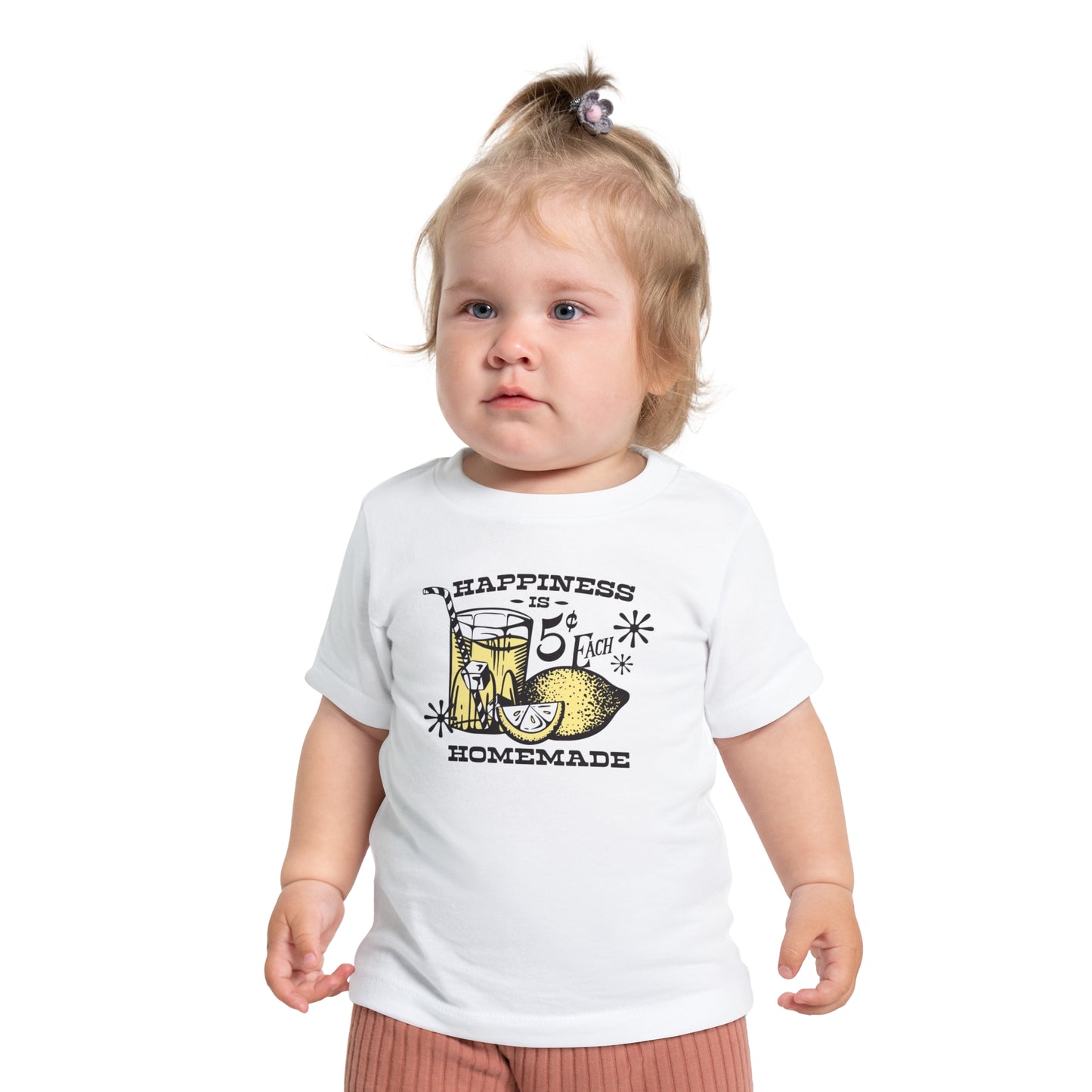 Cute Baby T-Shirt - Happiness is Homemade, Infant Summer Outfit, Baby Gift, Toddler Tee, Casual Kids Wear