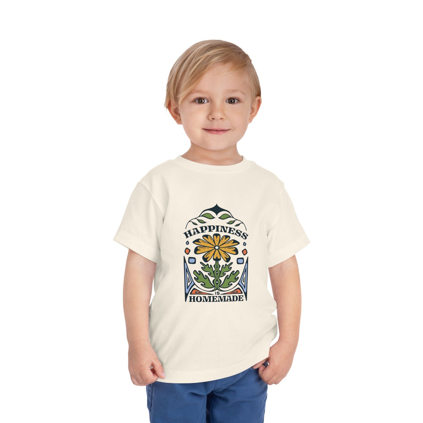 Toddler Happiness Homemade Tee, Kids T-Shirt, Short Sleeve Shirt, Cute Toddler Clothing, Children's Gift, Birthday Gift, Summer Top