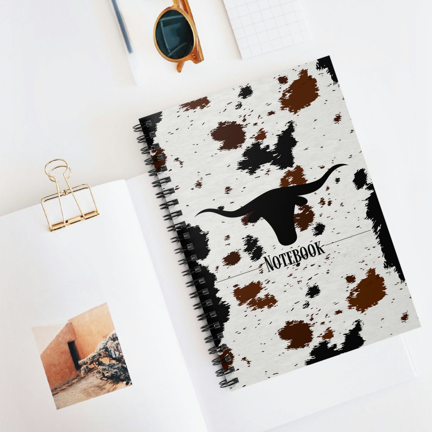 Cow Print Notebook