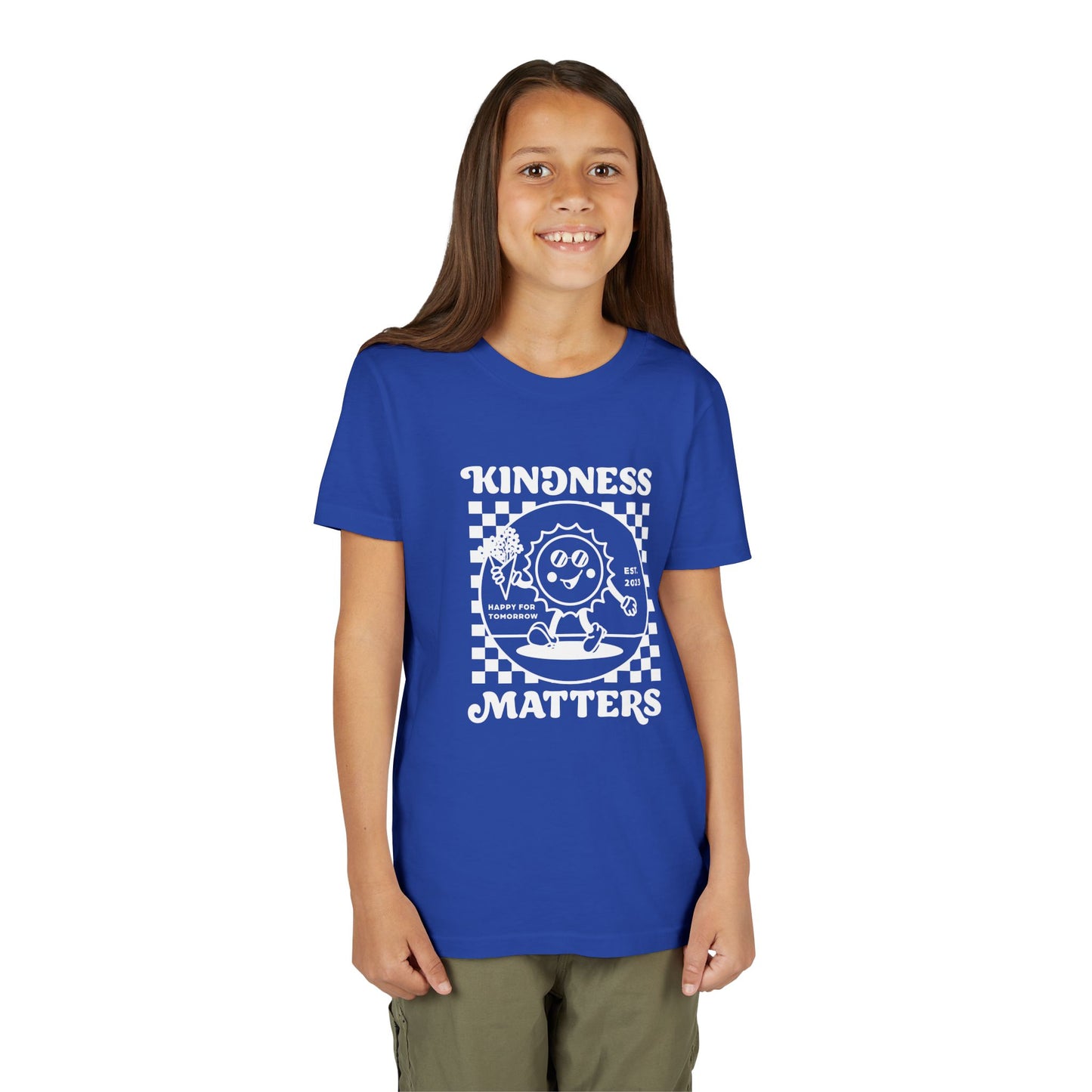 Kindness Matters Youth Tee - Fun Graphic T-Shirt, Gift for Kids, Summer Wear, Birthday Present, Positive Message Apparel