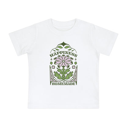 Baby Short Sleeve T-Shirt, Happiness is Homemade Toddler Tee, Cute Kids Shirt, Baby Shower Gift, Casual Playwear, Baby Gift Idea, [...]