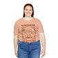 Kindness Matters Peach Short Sleeve Tee - Unisex, Casual Wear, Gift, Summer, Kindness Theme, Positive Vibes, Trendy Fashion