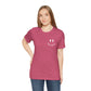 Happy for Tomorrow Smiley Face Raspberry T-Shirt - Stylish design with a smiley face logo to spread positivity and joy wherever you go