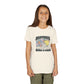 Youth Tee with Inspirational 'Happiness Comes in Waves' Design, Perfect for Summer, Casual Wear, Gift for Kids, Beach Vibes, Positive Quotes