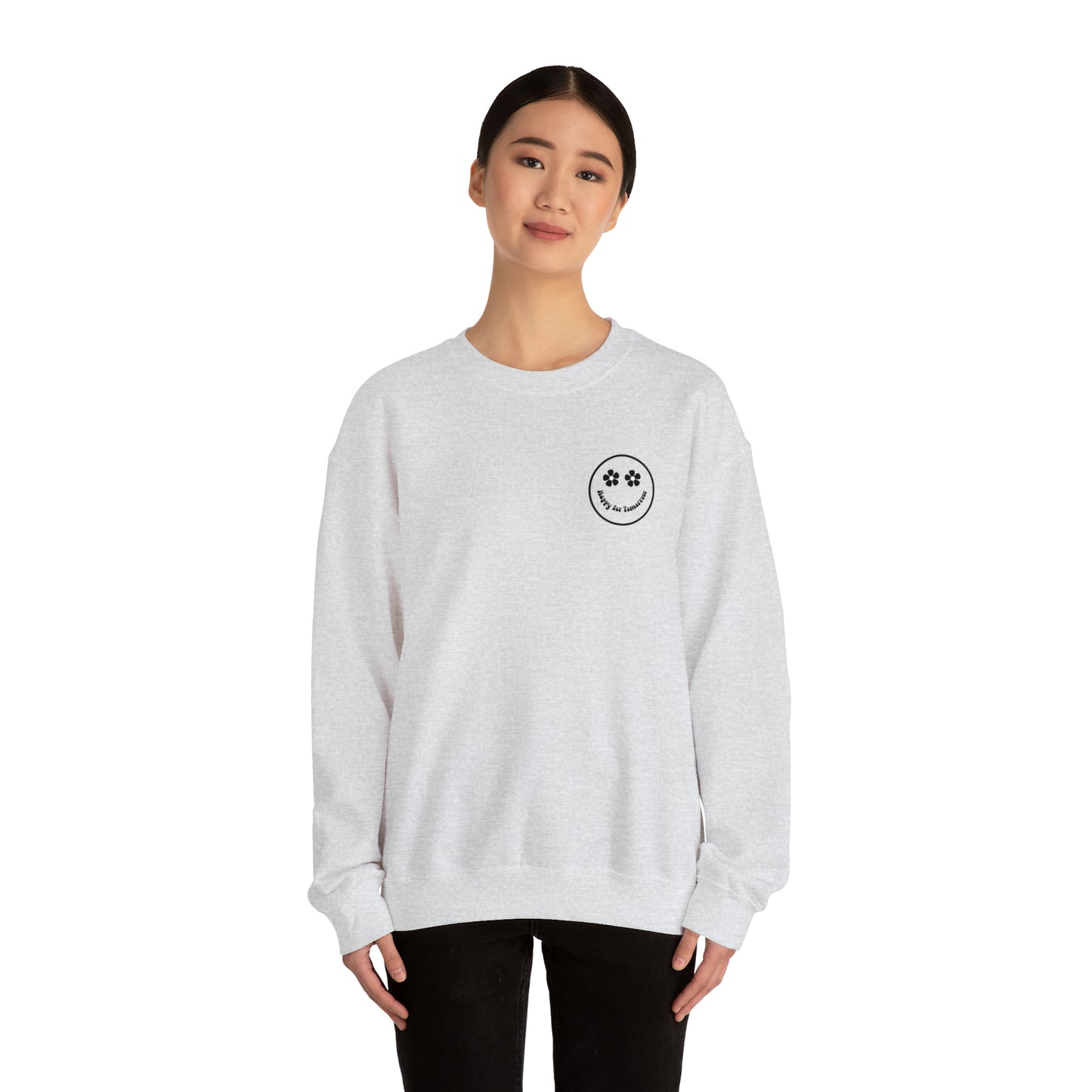 You Are Doing Great Ash Colored Crew Neck Sweatshirt