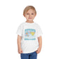 Toddler Short Sleeve Tee - 'Happiness Comes in Waves', Fun Summer T-Shirt, Beach Style Kids Tee, Cute Gift for Toddlers