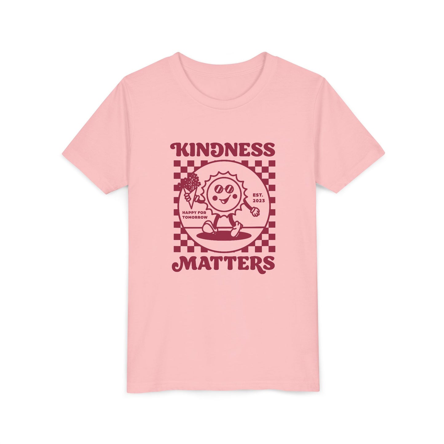 Kindness Matters Kids Tee, Youth Short Sleeve Shirt, Gift for Kids, Positive Message Tee, Birthday Gift, Summer Style