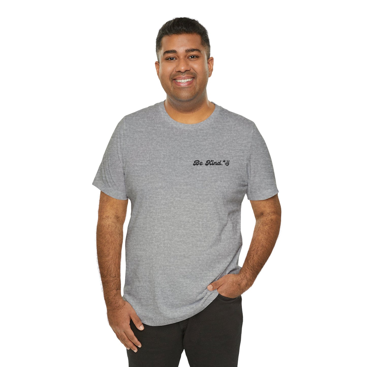 Be Kind Unisex Short Sleeve Tee - Positive Vibes, Gift for Friends, Casual Wear, Inspirational Shirt, Everyday Comfort