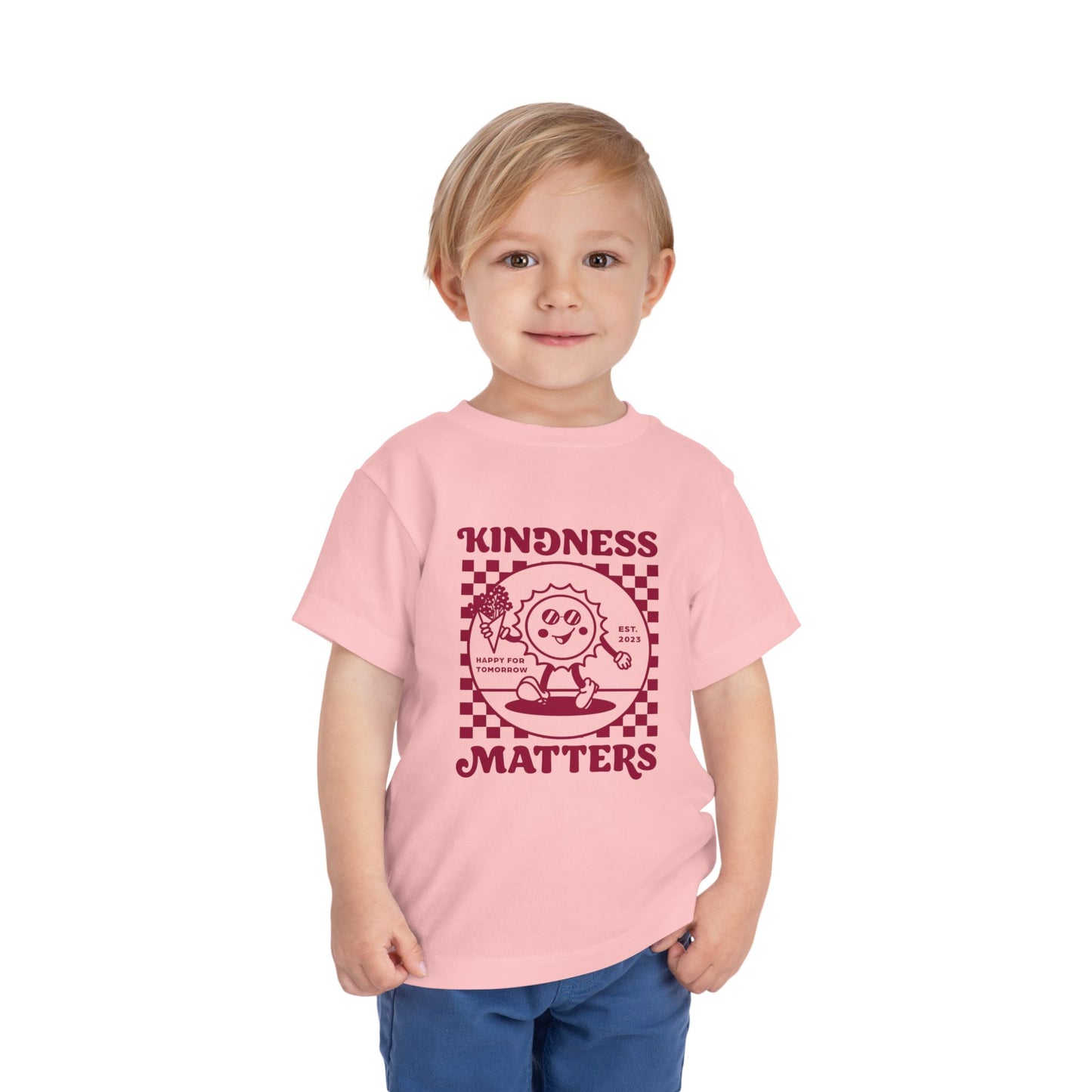 Toddler Kindness Matters Tee | Cute Kids Shirt, Birthday Gift, Positive Vibes, Everyday Wear, Toddler Fashion