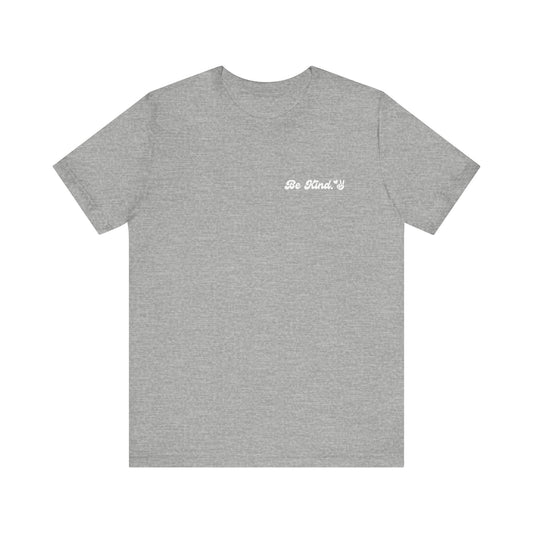 Be Kind Graphic Unisex Tee, Peace Sign Heart Hippie Retro Shirt, Positive Vibes T-Shirt, Love Peaceful Top, Kindness Quote Tee