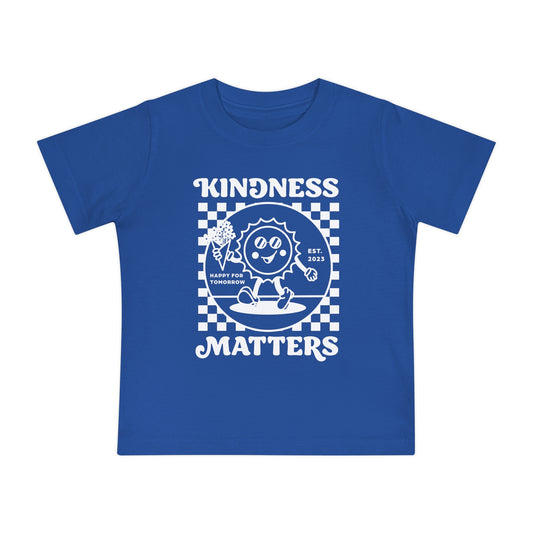 Kindness Matters Baby T-Shirt, Cute Kids Tee, Toddler Gift, Positive Message Shirt, Birthday Outfit, Eco-Friendly Cotton