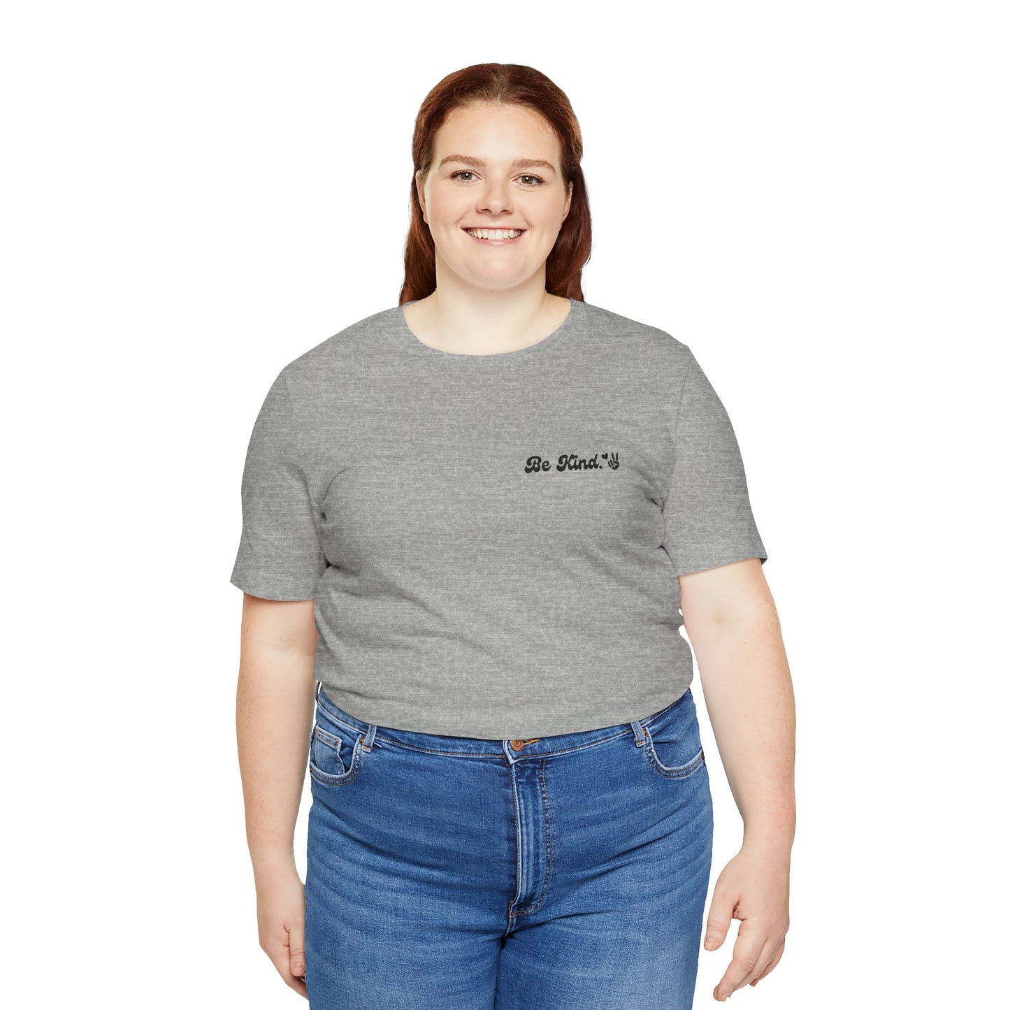 Be Kind Unisex Short Sleeve Tee - Positive Vibes, Gift for Friends, Casual Wear, Inspirational Shirt, Everyday Comfort