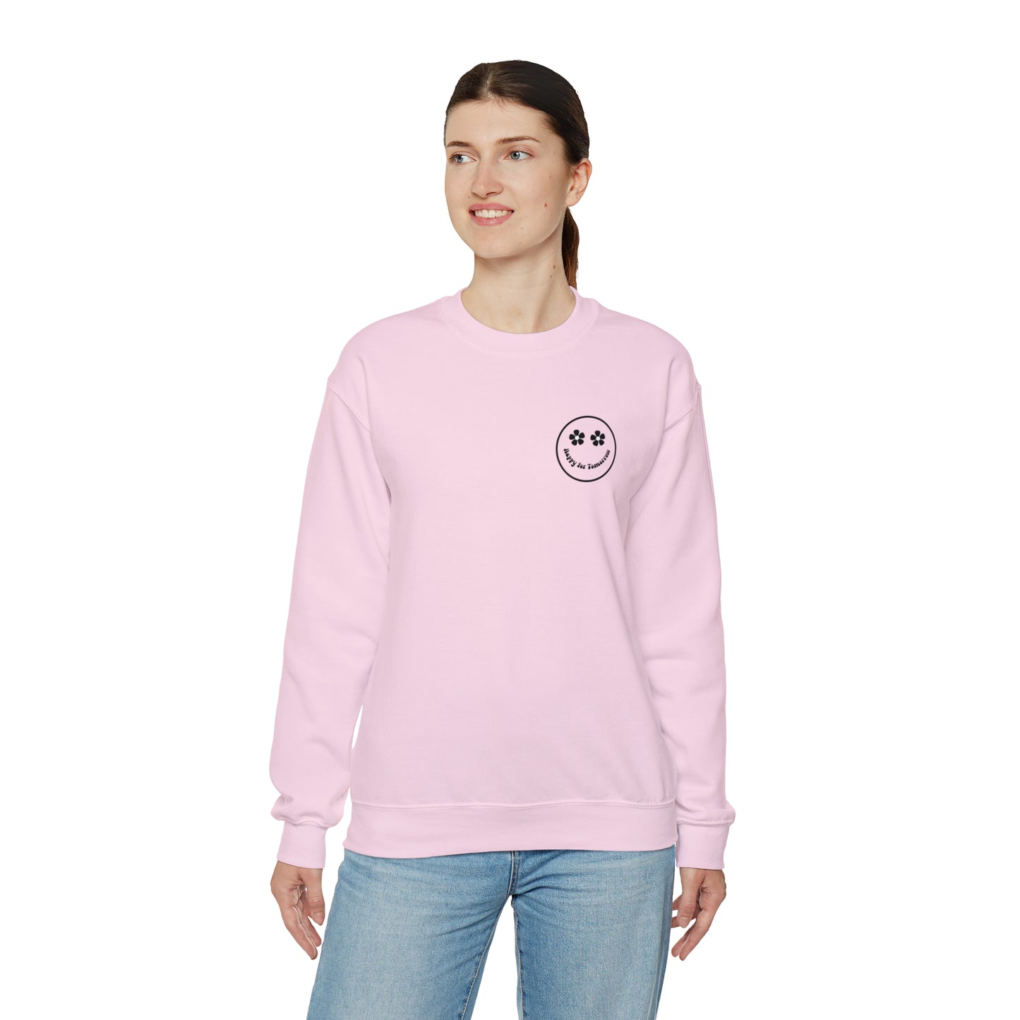 You Are Doing Great Light Pink Colored Crew Neck Sweatshirt