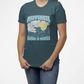 Happiness Comes in Waves Deep Teal Short Sleeve T-shirt