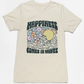 Happiness Comes in Waves Natural Short Sleeve T-shirt